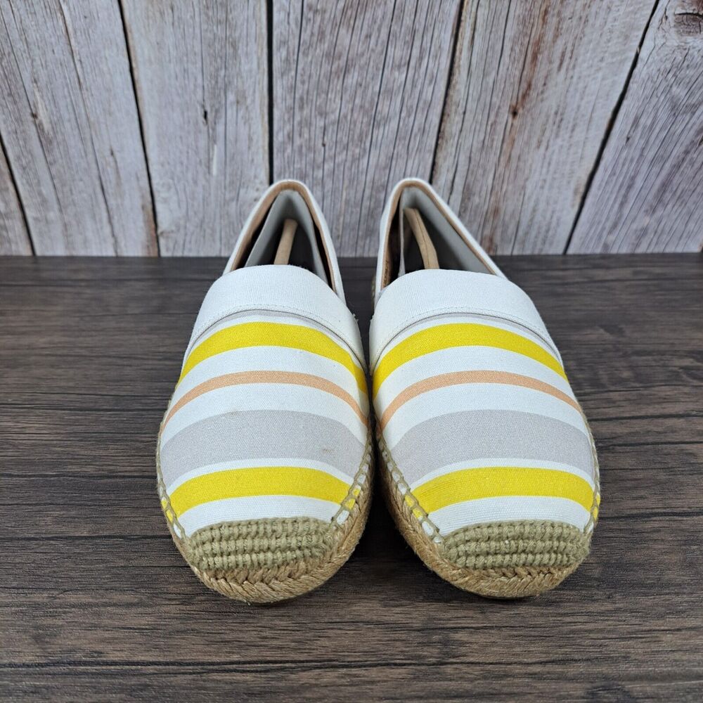 UGG Renada Stripe Women's Sz 9 M Slip On Espadrille Loafer White Multi (NIB) - Picture 2 of 9